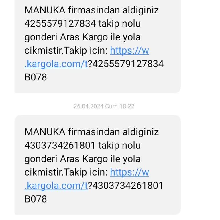 Manuka Defolu Ürün Gönderdi