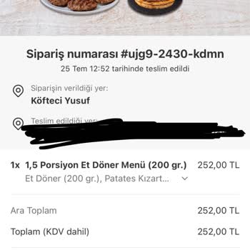 Köfteci Yusuf Et Değil Zehir