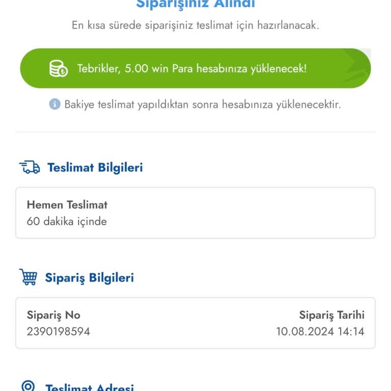Şok Market Cepte Şok Sipariş Gelmiyor!