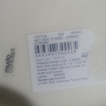 Mudo'DAN Alınan Sunum Ürünü