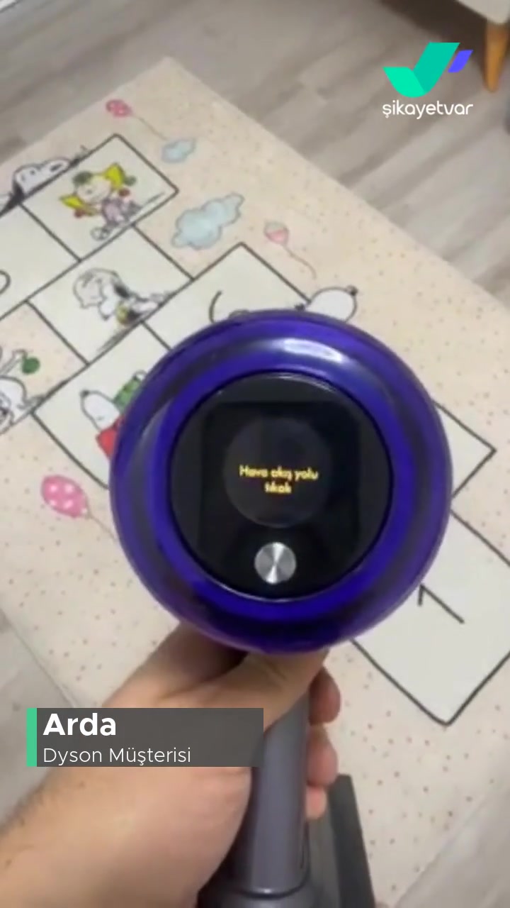 Dyson V15 Filtre Uyarısı Hava Akış Yolu Tıkalı! videonun kapak resmi