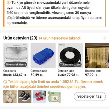 Temu %60 Vergi Uygulaması