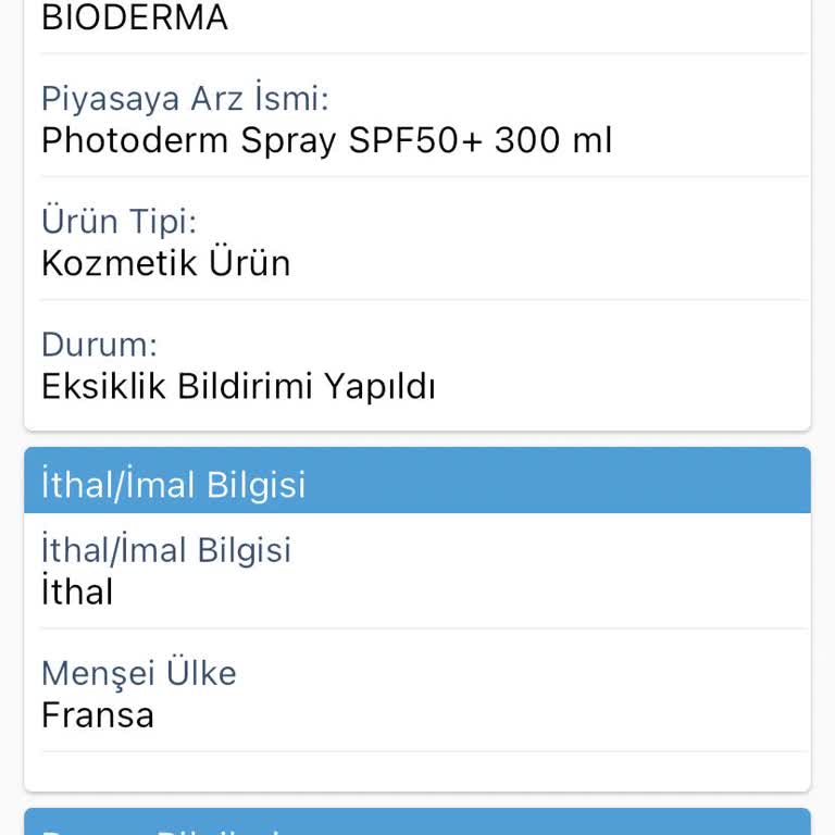 Bioderma Orijinal Olmayan Ürün Şüphesi