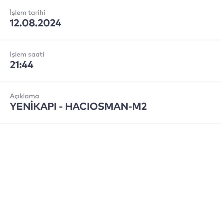 Başarısız İstanbulkart Ödemesinden Para Çekilmesi