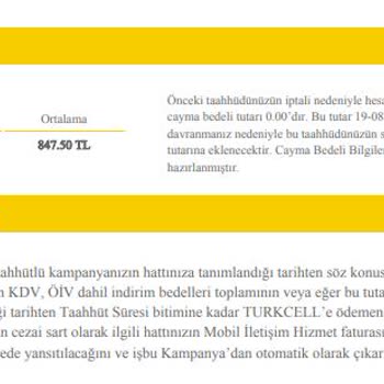 Yüksek Cayma Bedeli ve Adaletsiz Fiyatlandırma Sorunu