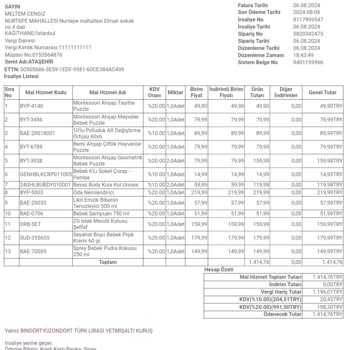 Ebebek Ürün Eksikliği Bildiriminin Bile Eksik Yapılması