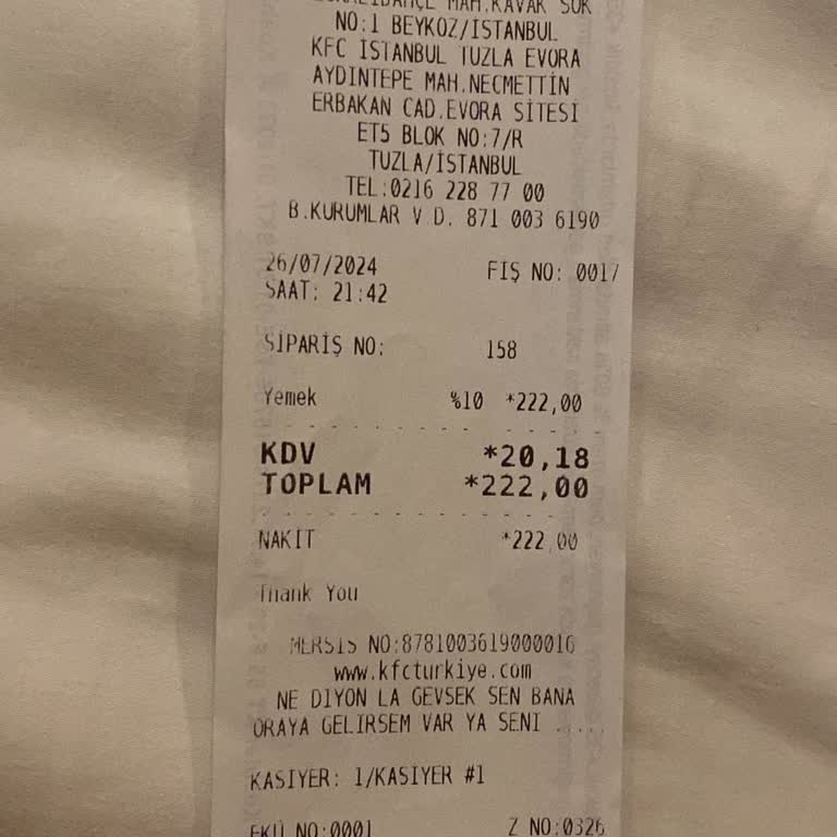 KFC Şube Üslup Problemi