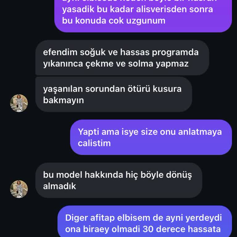 Nevin Kaya Moda Kumaş Hatalı Kusurlu Ürün