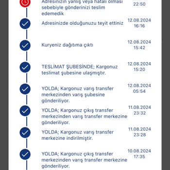 Aras Kargo Kuryesi Kargoyu Eve Teslim Etmiyor.