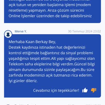 TurkNet Adres Değişikliği İnternet Erişimi Problemi