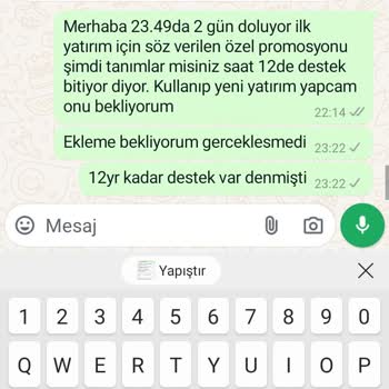Extrabet Yerine Gelmeyen Vaatler Ve Destek Üslubu