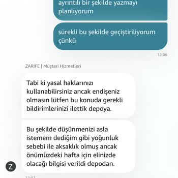 Amazondan Ürünüm Gelmedi