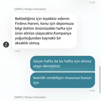 Amazondan Ürünüm Gelmedi