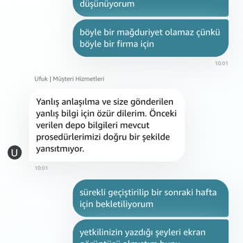 Amazondan Ürünüm Gelmedi