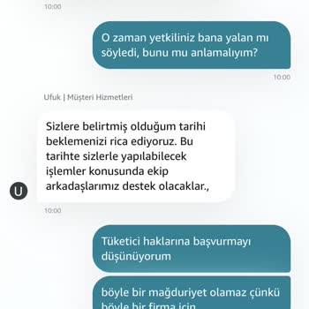 Amazondan Ürünüm Gelmedi