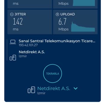 Merkür Net Fiber İnternet Hızında Hayal Kırıklığı