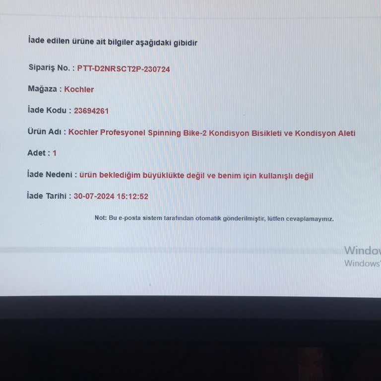 PttAVM İade Ettiğim Ürünün Parasını Alamıyorum