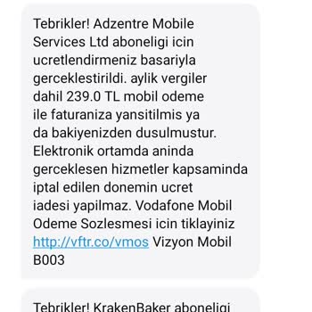 Vodafone'da Bilgim Dışında Yapılan Abonelik Mağduriyeti