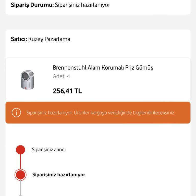 Vodafone Her Şey Yanımda Kargoya Verilmiyor Siparişler