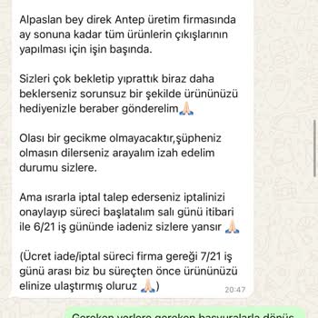 Reydeko Halı Siparişlerim Gelmedi Ve Para İadesi Yapılmıyor