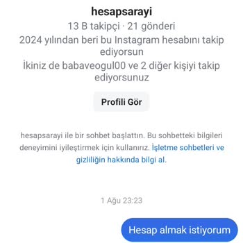 Hesap Sarayı Hesap Alımında Yaşanan İletişim Sorunu Ve Mağduriyet