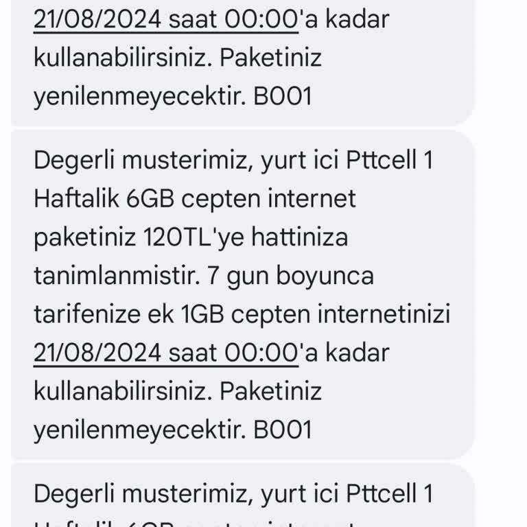 Pttcell Hatası