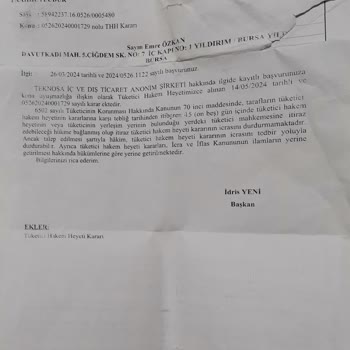 Teknosa Haklı Bulunduğum Davada Beni Haksız Çıkarmaya Çalışıyor...