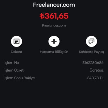 Freelancer.com Freelancer İzinsiz Paramı Aldı!