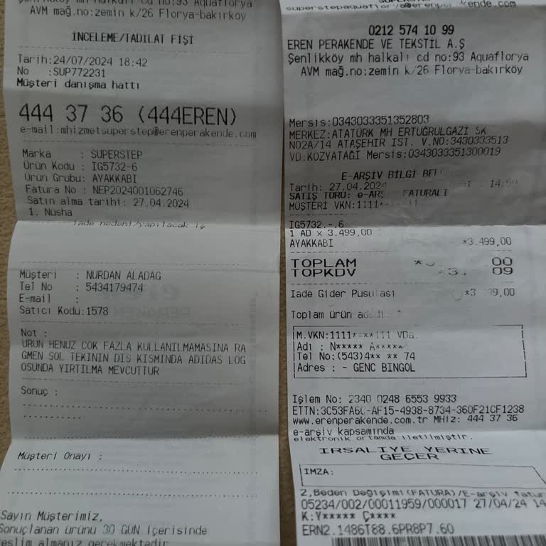 SuperStep İnternet Ve Mağaza Arasında Yaşanan İade Sorunu