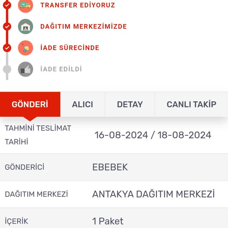 KARGOMsende Kargo Bilgilendirmesi Eksikliği Ve İade Sorunu