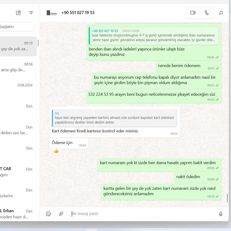 Elbise Dolabı (elbisedolabim.com) Yanlış Ödeme Yöntemi Ve İade Sürecinde Sorun Yaşadım