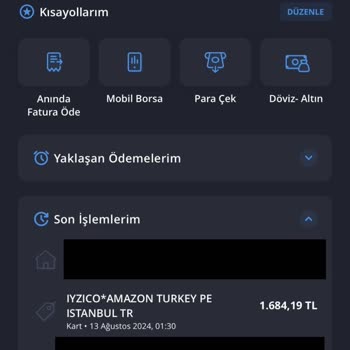 İyzico Amazon Turkey Pe Kredi Kartımdan Habersiz Para Çekmiş
