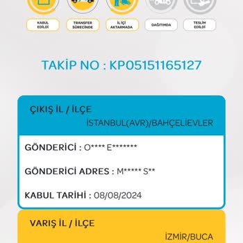 PttAVM 3 Gündür Cihet Hazırlama Listesindeki Kargom
