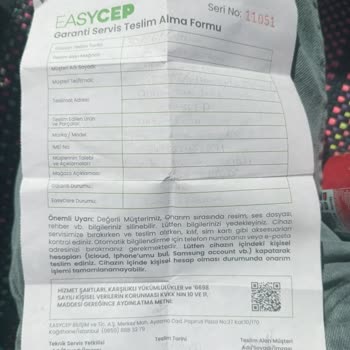 EasyCep'ten Aldığım Telefonun Kasko Süreci Hakkında Mağduriyet