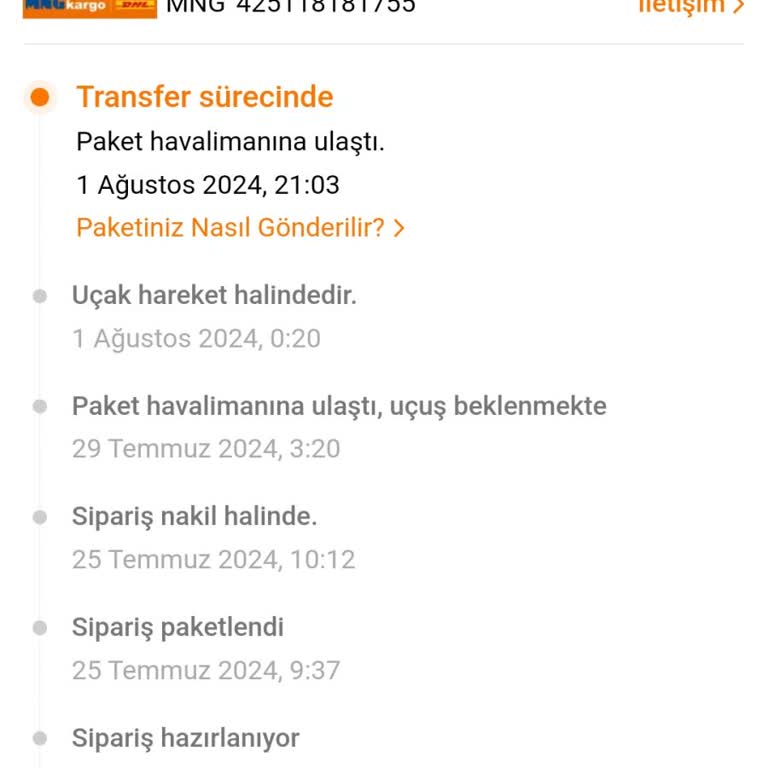 T. C. Cumhurbaşkanlığı Temu Siparişim Günlerdir Gümrükte Bekletiliyor