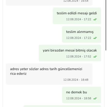 ÇiçekSepeti Teslim Edilmemiş Ürün Teslim Edildi Gösteriliyor