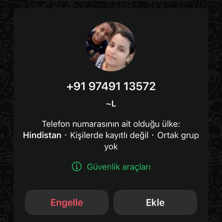 WhatsApp Whats App Bilinmeyen Numara