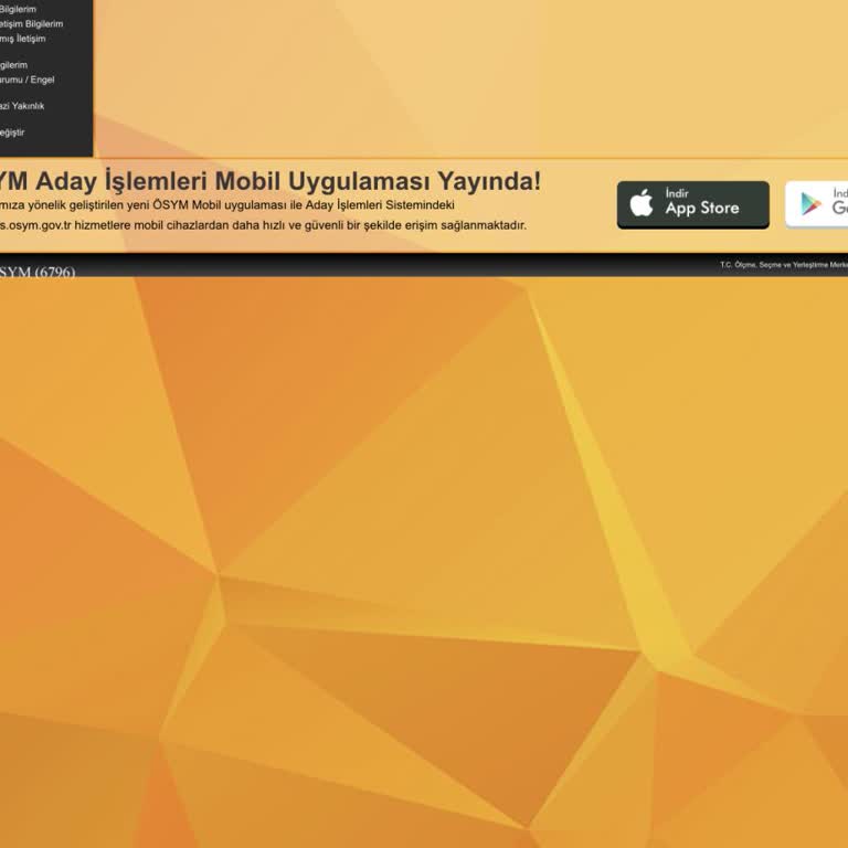 ÖSYM DHBT Başvuruyorum Olmuyor
