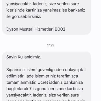 Dyson Web Üzerinden Alışveriş Yapılamıyor.