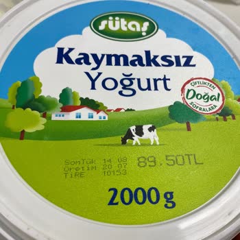 Sütaş Kaymaksız Yoğurttan Çıkan Yabancı Madde