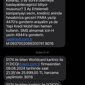 Dyson Siparişimi Bankamda Sorun Olmamasına Rağmen İptal Etti