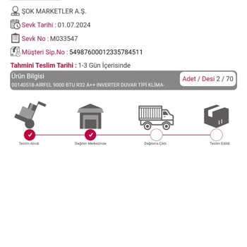Şok Market Ücret İadesi