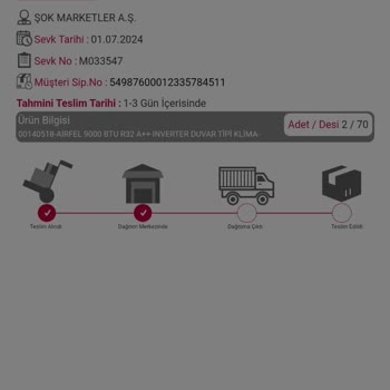 Şok Market Ücret İadesi