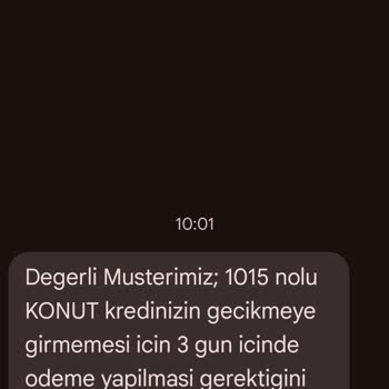 Ziraat Bankası Ziraat Ödediğim Kredime Ödenmemiş Diye Mesajı Atıyor