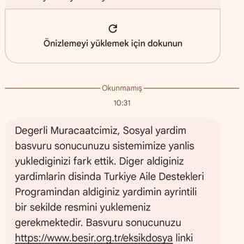 Beşir Derneği Eksik Dosya Sorunu