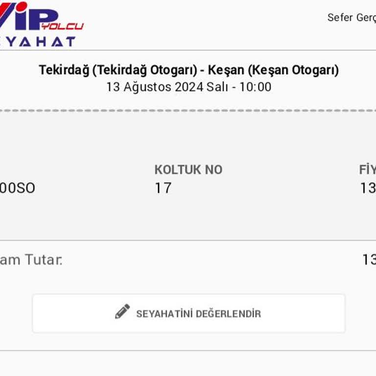 Vip Yolcu Seyahat Zamanında Gelmeyen Otobüs Sorunu!