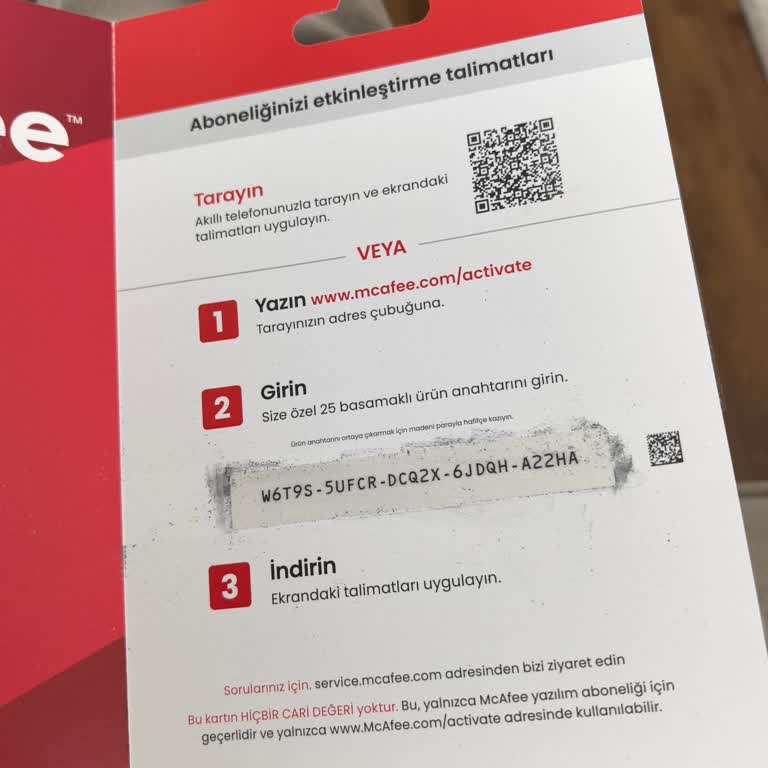 Media Markt Kullanılmış Antivirüs Hediyesi Vermiş Promosyon Olarak