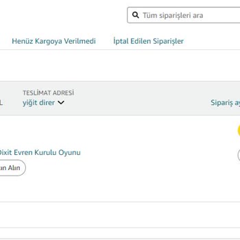 Amazon Siparişimi Göndermiyor. Mağdurum