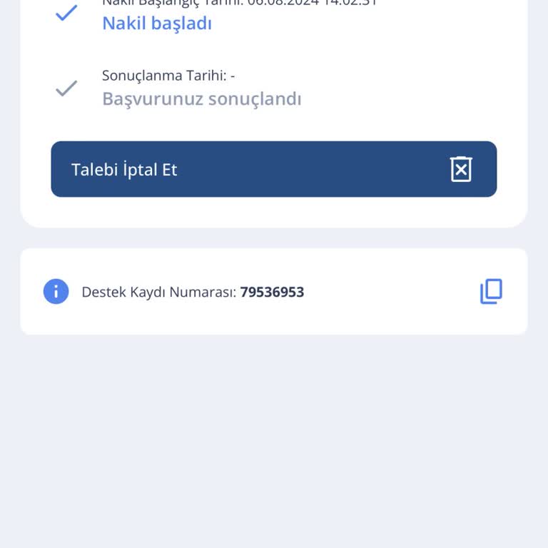 TurkNet Nakil İşlemini Tamamlamıyor