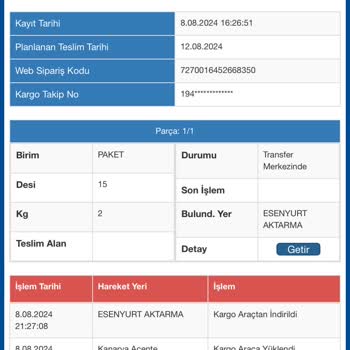 Sürat Kargo Kargomu Günlerdir Teslim Alamadım